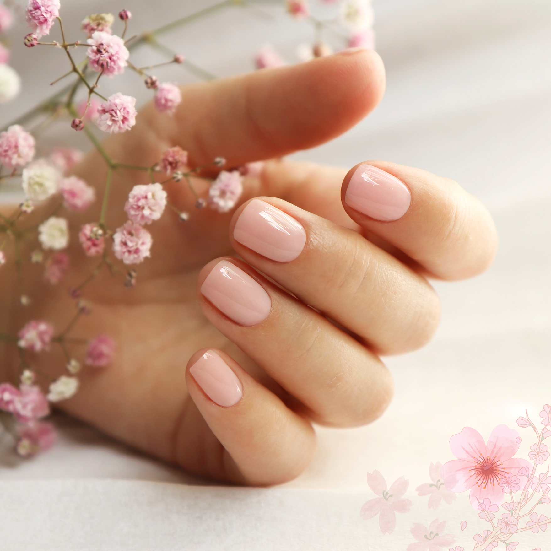 Pink Nail Salon Promotion Instagram Story